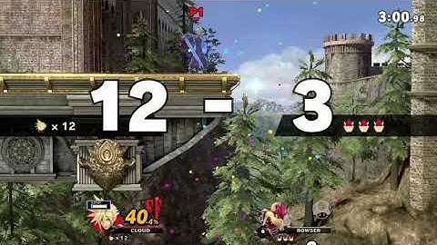 Smash Ultimate - Cloud vs Level 9 CPU Bowser