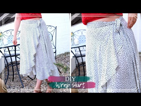 DIY Wrap Skirt with Ruffle | Sewing the Frankie Wrap Skirt