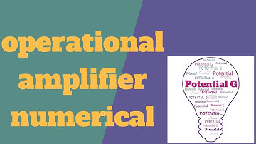Operational Amplifier question in hindi || Potential G