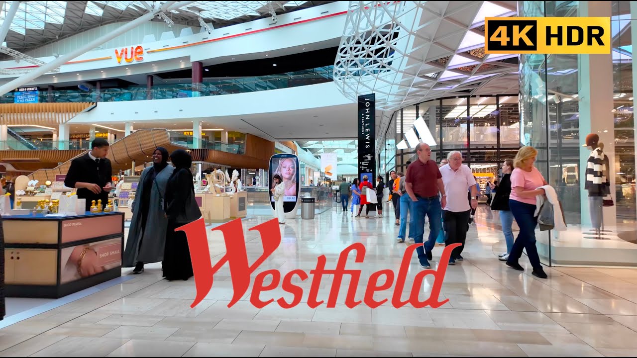 Inside London’s Largest Malls: Westfield & Stratford 4K