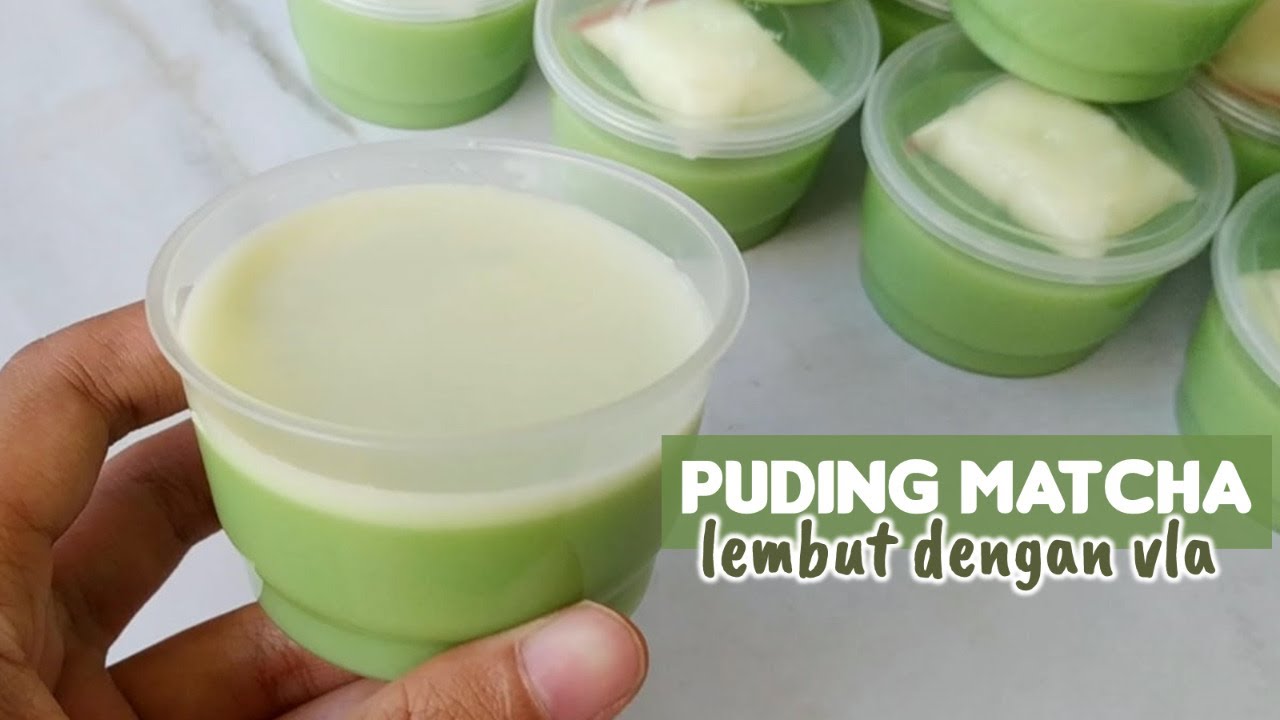 6 BAHAN AJA, PAKAI CHOCOLATOS MATCHA, PUDING MATCHA VLA VANILA