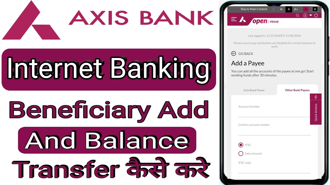 Axis Bank Net Banking Me Beneficiary Add Kaise Kare Payment Kaise Kare axis-bank-net-banking-me-beneficiary-add-kaise-kare-payment-kaise-kare