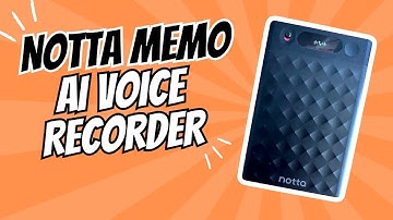 Notta Memo AI Voice Recorder & Note Taker!!