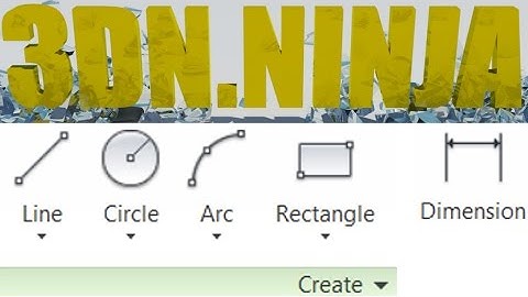 ✅ Autodesk Inventor – 2D Sketch/Create