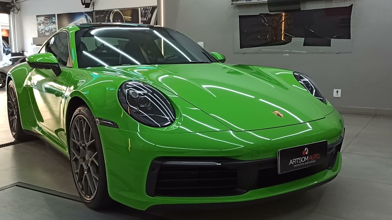 Porsche Carrera S 911 | 922 - PPF Proteção Pintura + Pelicula Segurança + Solar + Coat - ArtsomAuto