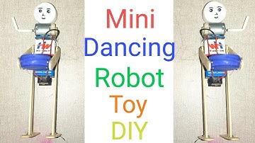 #robot How to make Self moving robot at home - mini dancing robot toy diy - best science project