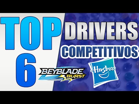 LOS 6 MEJORES DRIVERS DE HASBRO | TOP PIEZAS BEYBLADE COMPETITIVAS HASBRO  PARTE 2 | BEYBLADE BURST - YouTube
