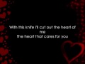 Smile Empty Soul - With This Knife (Lyrics)