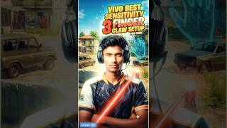 Vivo best sensitivity 3 finger claw setup 🔥 bgmi #pubg mobile #viral
