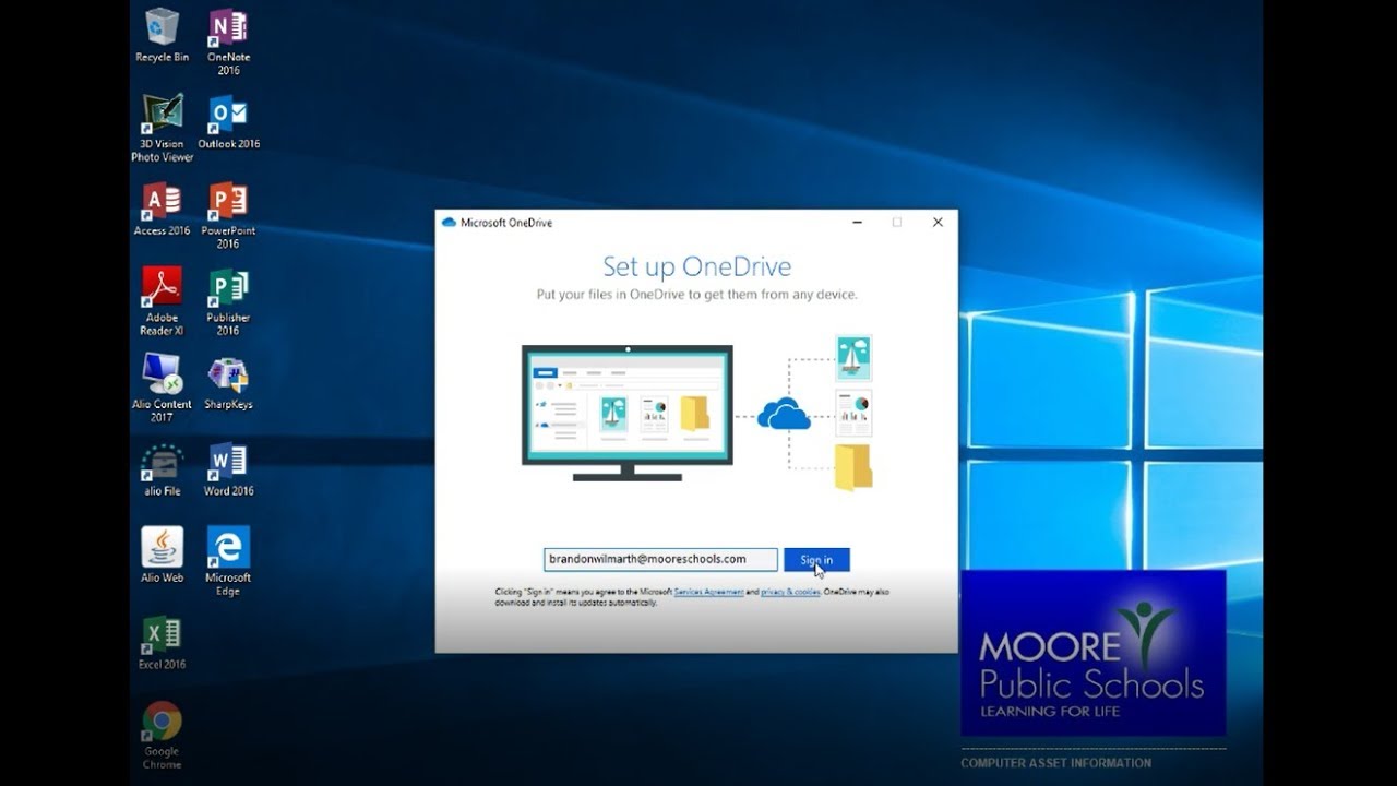 Sync Your Onedrive Files To Your Windows 10 Computer Youtube