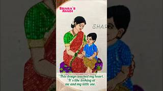 Aari Work that Speaks Love | Mother & Child Design | Student Work/Shara's Tailoring Institute
