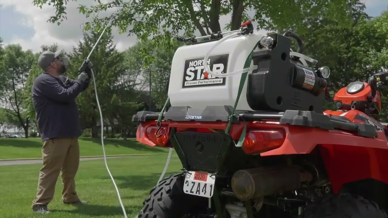 NorthStar 16-Gallon ATV Spot Sprayer – 12V, 2.2 GPM For Easy Towing