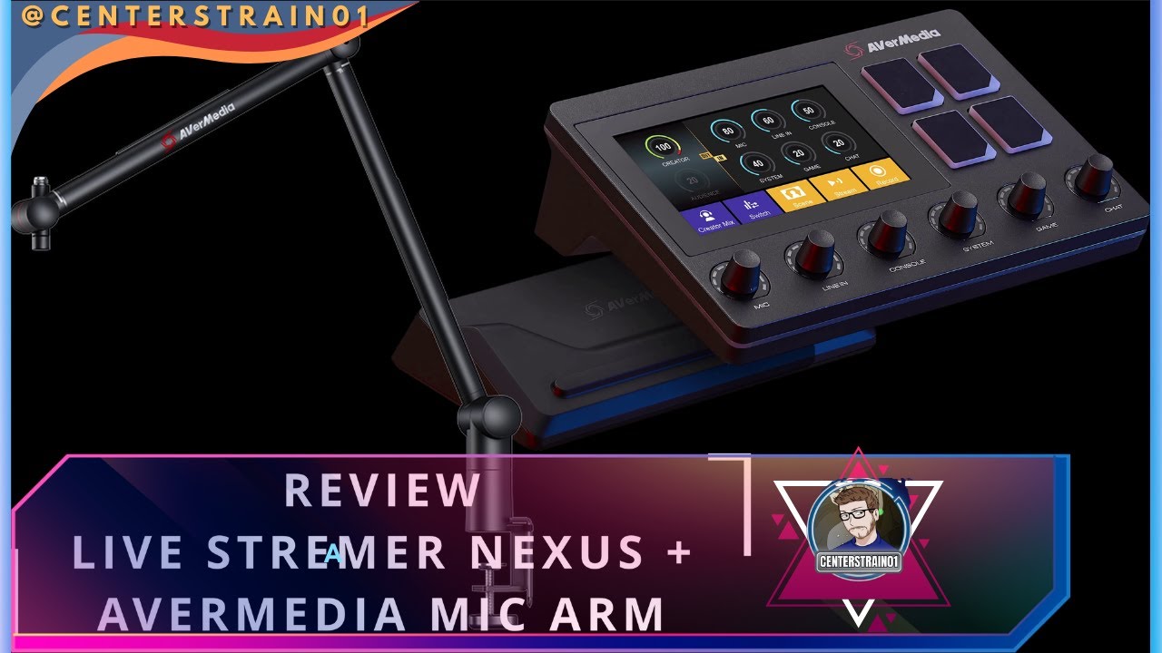 Live Streamer Nexus + AverMedia B311 Mic Arm Review - YouTube