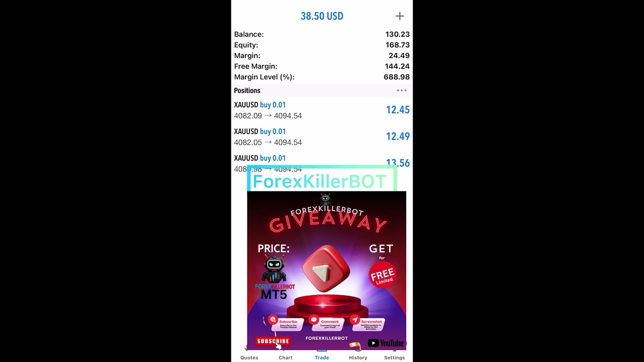 ForexKillerAiBot PRO makes $60+ profit in Small Account -  Best Forex Ai EA 2025 