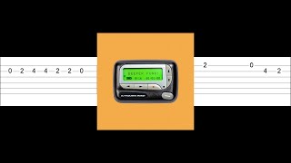Beeper Funk (Slowed)(Easy Guitar Tabs Tutorial)