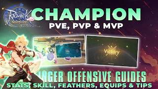 FINGER OFFENSIVE BUILD CHAMPION: Stats, Skills, Feathers, Equips & Tips – Ragnarok Origin Classic