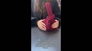 🧵 Aprende a tejer bolsos, carteras y accesorios únicos.