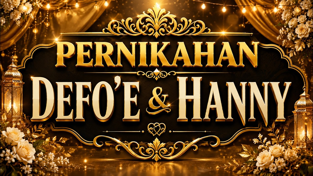 LIVE PERNIKAHAN HANNY &  DEFO'E