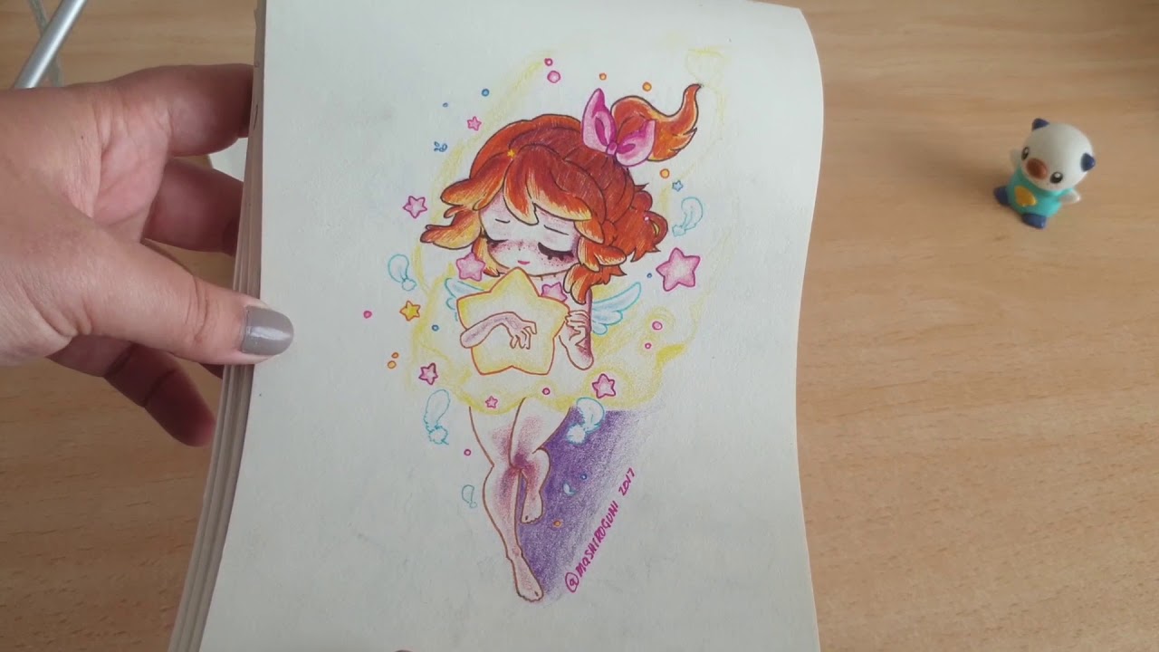 My first sketchbook tour - YouTube