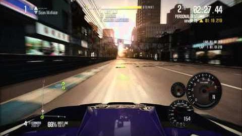 gameplay - Shift 2 Shanghai Nanjing Road Dash China Nissan GT-R