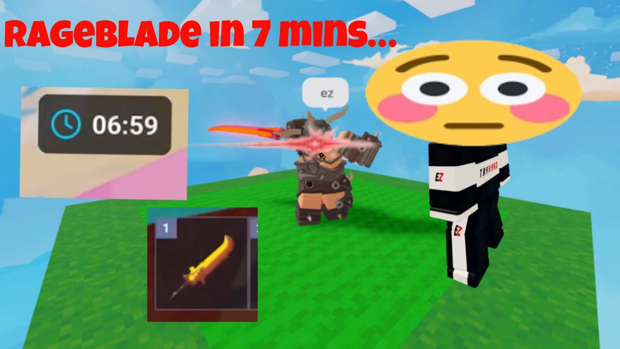 Rageblade in 7 mins is so op…(Roblox bedwars) - YouTube