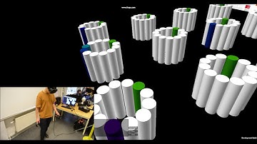 VR visualization of Simulated Neural Nets
