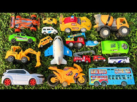Searching for lot's of different toy vehicles near village arable land | Collecting Toy Vehicles