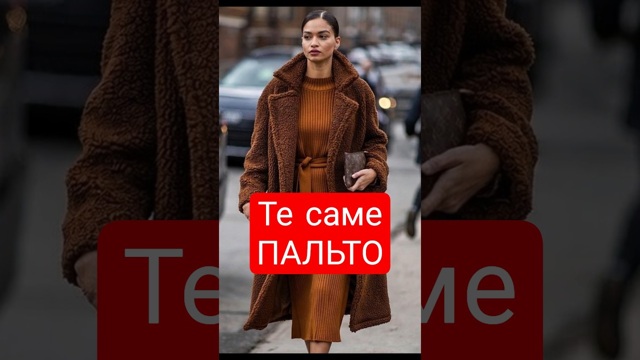 Пальто Teddy — найстильніша альтернатива пуховику цієї зими | Як носити teddy coat 