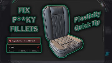 Fillets and Chamfers, why do they fail? - Plasticity Quick Tip