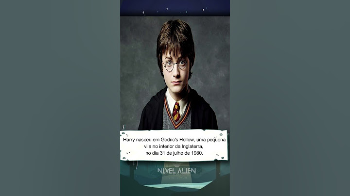 Em qual ano HARRY POTTER nasceu? #shorts #quiz