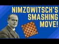 Nimzowitsch Totally Smashes His Opponent | Aron Nimzowitsch