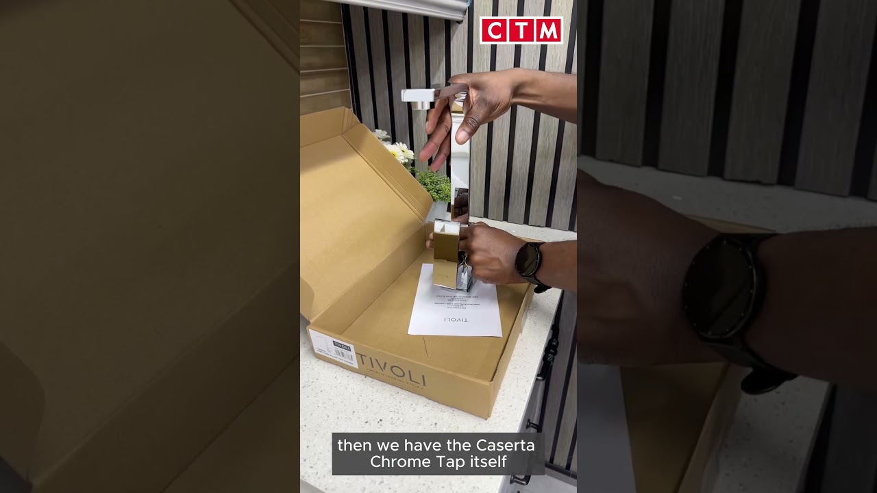 Tivoli Caserta Chrome Pillar Type Kitchen Sink Mixer Tap  