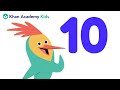 Count to 10  counting 110  khan academy kids