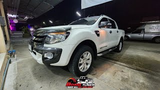 Remap Ford Ranger T6 3.2AT 4x4 รถเดิมๆยันน็อตล้อ ปรับจูนใช้งาน เกียร์เนียนๆ