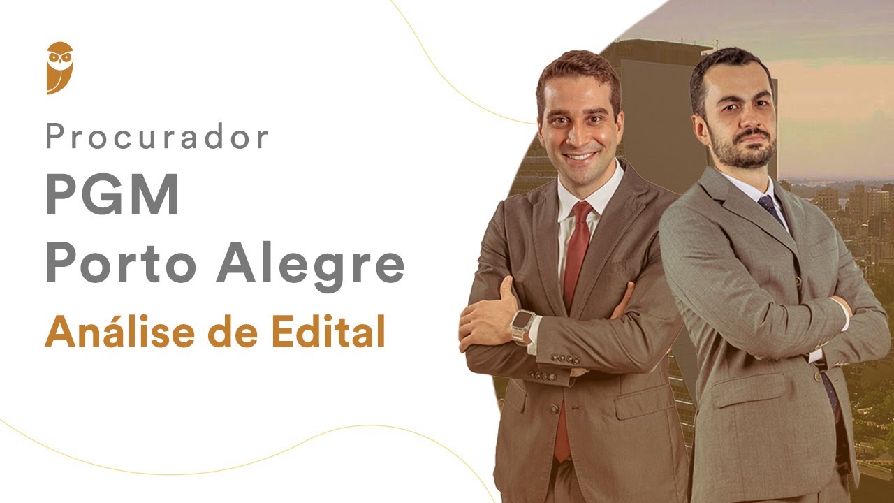 Procurador PGM Porto Alegre An lise De Edital YouTube