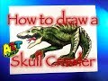 How to draw a Skull Crawler