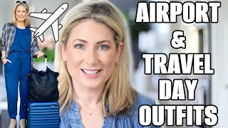 Outfits to Wear On A Plane, In The Car | Comfy & Casual Travel Outfits (Women over 45)