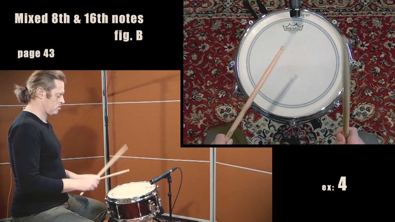 24 Mixed 8th & 16th notes, fig B - YouTube
