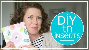 Travelers Notebook Inserts | Quick and Easy TN Tutorial 2018