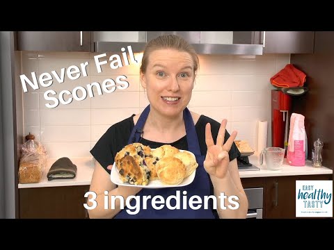 Video: How To Make Scones With Eggs And Onions In Mineral Water