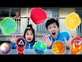 MUKBANG DALGONA CHALLENGE 3 직접 만든 오징어게임 달고나 먹방 だるまさんがころんだ！