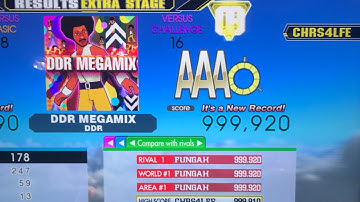 DDR MEGAMIX (CSP-16) 8p PFC 999,920 World Record Tie [DDR Ace]