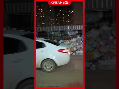 Видео: Коллекционировать мусор прямо на улице решили в краснодарской УК