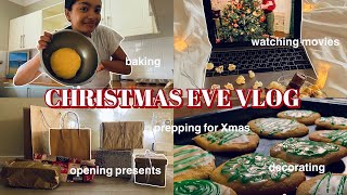 CHRISTMAS EVE VLOG| opening presents,baking + prepping for Xmas Day by Abigail Mulder 120 views 5 months ago 8 minutes, 33 seconds