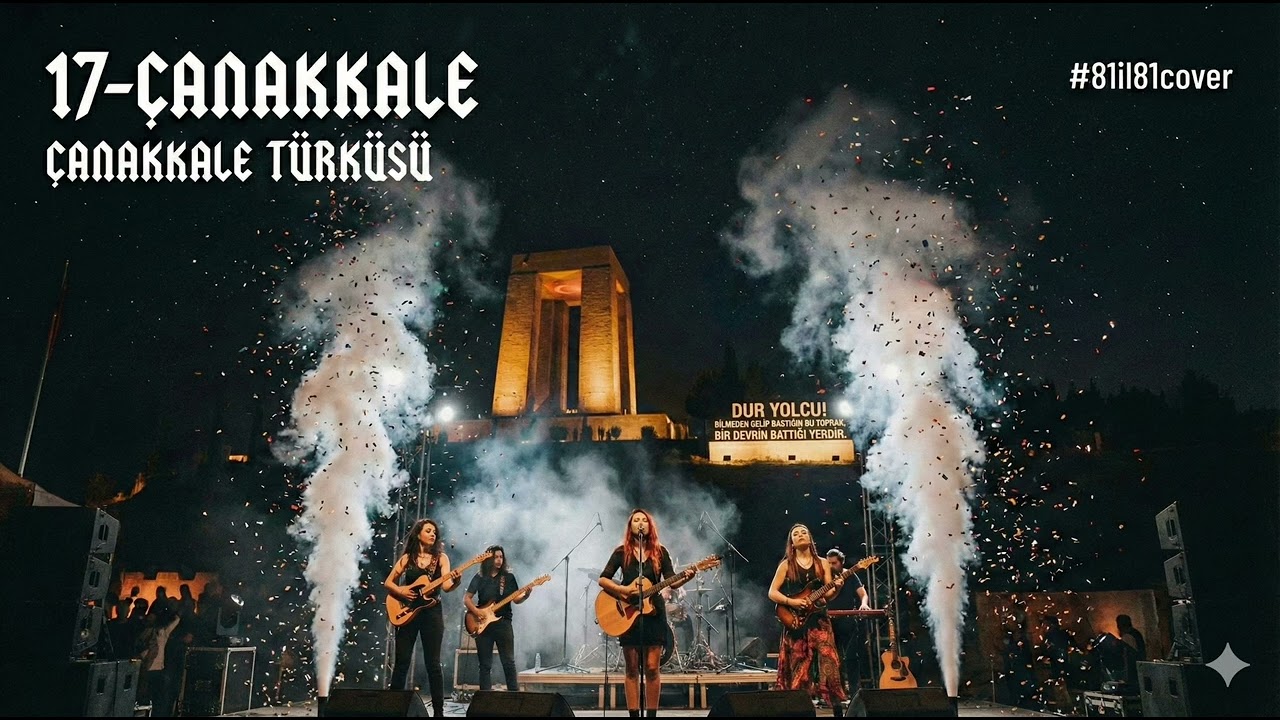 81 il 81 Cover 17 Çanakkale: Çanakkale İçinde Vurdular Beni | Anatolian Rock Cover
