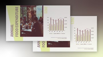 Visualize Food Expenditure Figures with Online Grouped Column and Line Chart