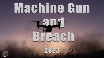 MRF-D engineers participate in machine gun and breach range