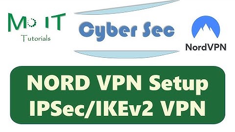 Setup IPSec IKEv2 Tunnel with Nord VPN