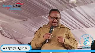 TUNDU LISSU ATISHIWA KUUWAWA ATOA TAARIFA JESHI LA POLISI NA IDARA YA USALAMA