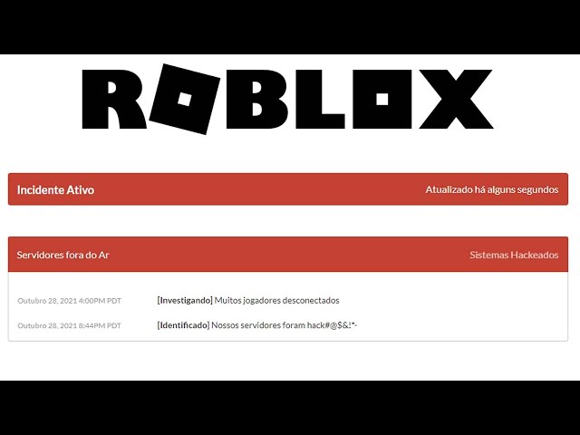 Roblox - BloxBurg - O ROBLOX FOI HACKEADO? POR QUE ESTÁ FORA DO AR? 